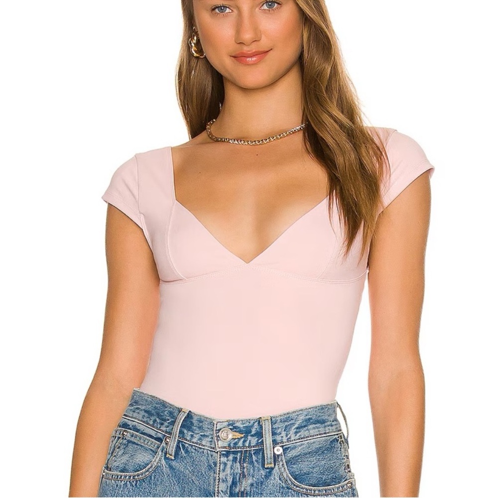 Free People Duo Corset Cami - Light Pink